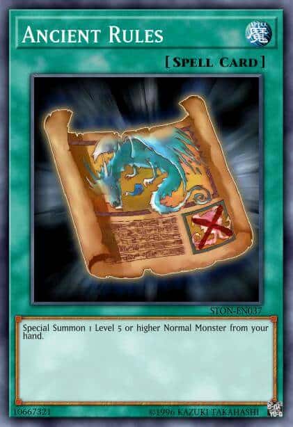 Ancient Rules - (Starter Yugi Reloaded) - (YSYR-EN034) - (Common)