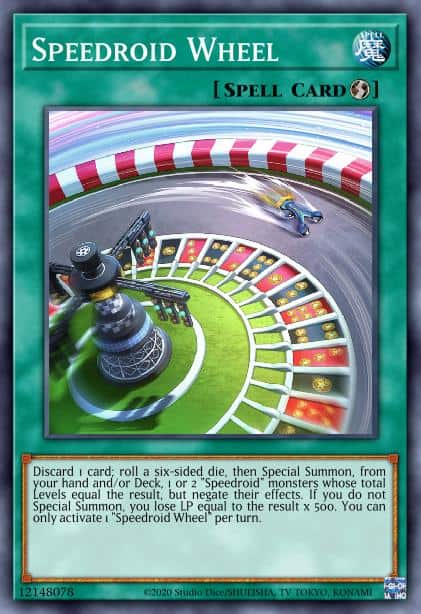 Speedroid Wheel - (Legendary Duelists Synchro Storm) - (LED8-EN007) - (Super Rare)