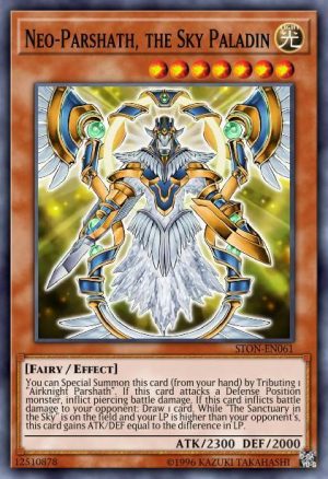 Neo-Parshath, the Sky Paladin - (Structure Wave of Light) - (SR05-EN004) - (Common)