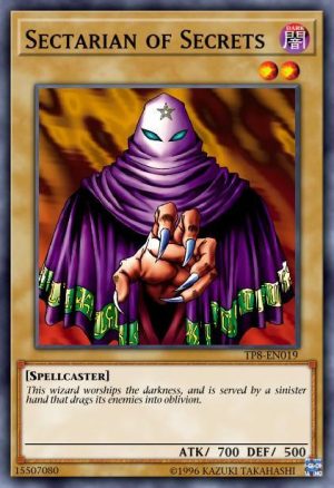 Sectarian of Secrets - (Tournament Pack 8) - (TP8-EN019) - (Common)