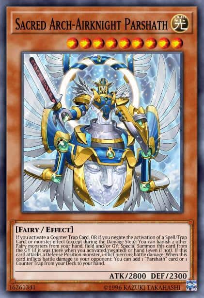 Sacred Arch-Airknight Parshath - (Structure Wave of Light) - (SR05-EN001) - (Ultra Rare)