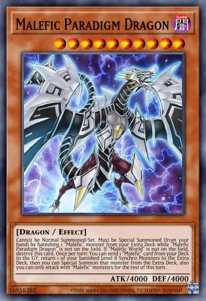 Malefic Paradigm Dragon - (Battles of Legend Armageddon) - (BLAR-EN019) - (Ultra Rare)