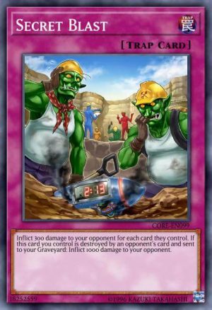 Secret Blast - (Dinosmasher's Fury Structure) - (SR04-EN038) - (Common)