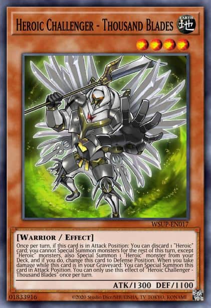 Heroic Challenger - Thousand Blades - (OTS Tournament Pack 19) - (OP19-EN019) - (Common)