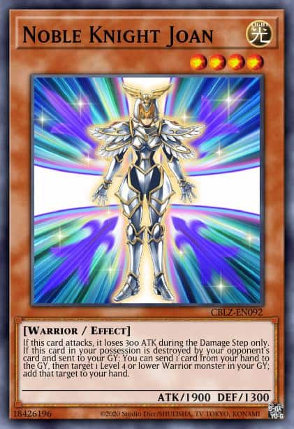 Noble Knight Joan - (Legendary Duelists Synchro Storm) - (LED8-EN030) - (Common)