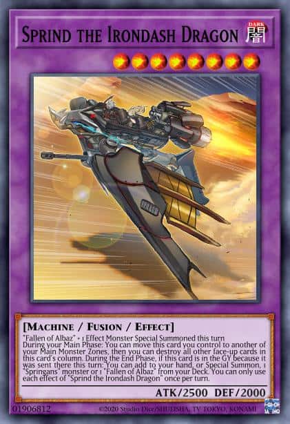 Sprind the Irondash Dragon - (Structure Albaz Strike) - (SDAZ-EN045) - (Common)