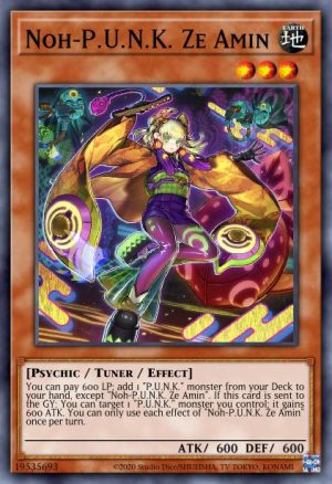 Noh-P.U.N.K. Ze Amin - (Battles of Legend: Monstrous Revenge) - (BLMR-EN062) - (Ultra Rare)