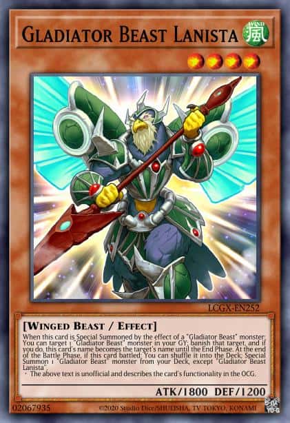 Gladiator Beast Lanista - (LC 2 The Duel Academy Years Mega Pack) - (LCGX-EN252) - (Ultra Rare)