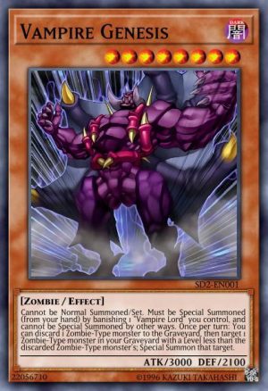 Vampire Genesis - (Structure Zombie Madness) - (SD2-EN001) - (Ultra Rare)