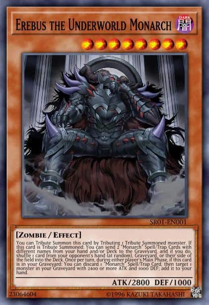 Erebus the Underworld Monarch - (Emperor of Darkness Structure) - (SR01-EN001) - (Ultra Rare)