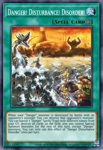 Danger! Disturbance! Disorder! - (Burst of Destiny) - (BODE-EN097) - (Common)