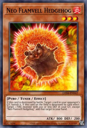 Neo Flamvell Hedgehog - (Hidden Arsenal Chapter 1) - (HAC1-EN070) - (Common)