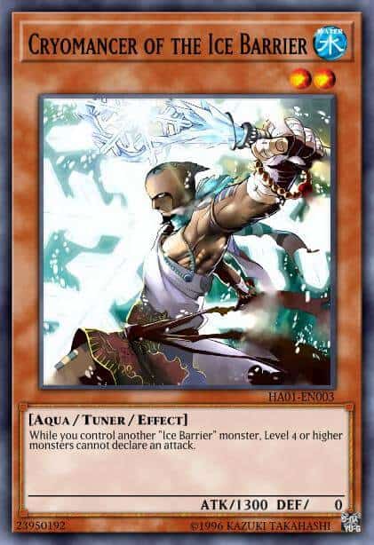 Cryomancer of the Ice Barrier - (Structure Freezing Chains) - (SDFC-EN007) - (Common)