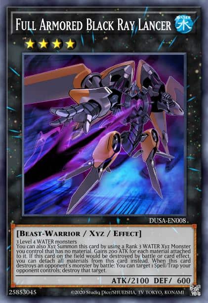 Full Armored Black Ray Lancer - (Legendary Duelists Duels From the Deep) - (LED9-EN012) - (Common)