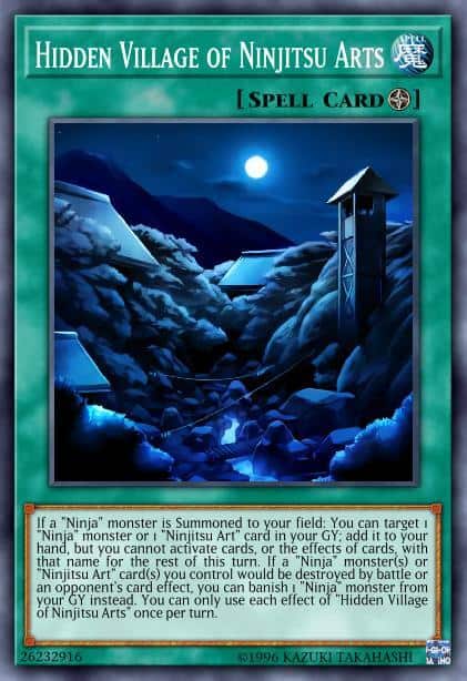 Hidden Village of Ninjitsu Arts - (OTS Tournament Pack 20) - (OP20-EN021) - (Common)