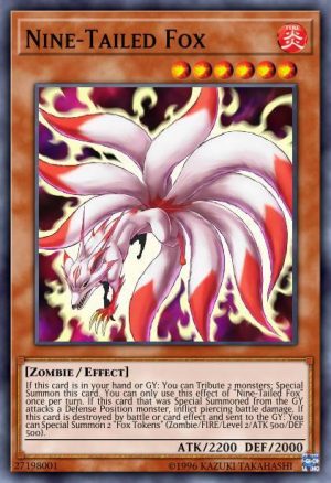 Nine-Tailed Fox - (Egyptian God Deck Slifer the Sky Dragon) - (EGS1-EN009) - (Common)