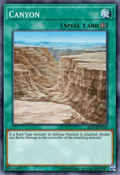 Canyon - (Structure Invincible Fortress) - (SD7-EN016) - (Common)