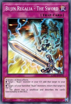 Bujin Regalia - The Sword - (Judgment of the Light) - (JOTL-EN074) - (Common)