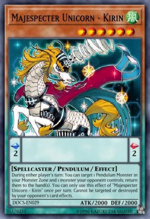 Majespecter Unicorn - Kirin - (Dimension of Chaos) - (DOCS-EN029) - (Rare)