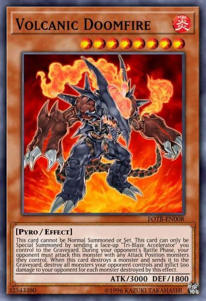 Volcanic Doomfire - (Legendary Duelists: Soulburning Volcano) - (LD10-EN029) - (Common)
