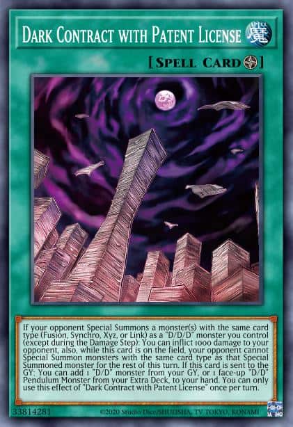 Dark Contract with Patent License - (Dueling Heroes Tin) - (MP23-EN030) - (Common)