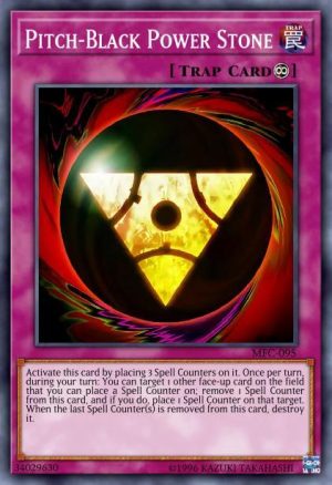 Pitch-Black Power Stone - (Spellcaster's Command Structure) - (SDSC-EN036) - (Common)
