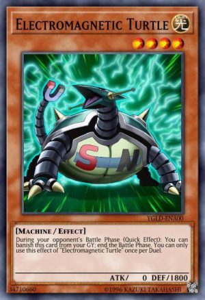 Electromagnetic Turtle - (Egyptian God Deck Slifer the Sky Dragon) - (EGS1-EN013) - (Common)