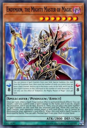Endymion, the Mighty Master of Magic - (Structure Order of the Spellcasters) - (SR08-EN001) - (Ultra Rare)