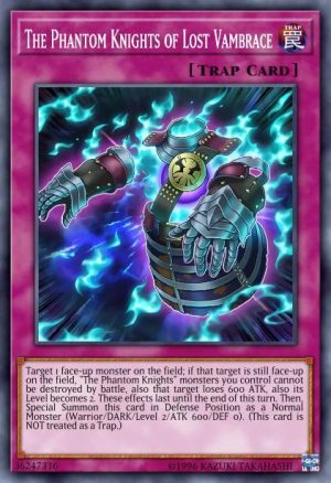 The Phantom Knights of Lost Vambrace - (2018 Mega-Tin Mega Pack) - (MP18-EN021) - (Common)