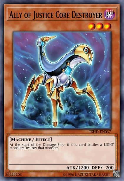 Ally of Justice Core Destroyer - (The Shining Darkness) - (TSHD-EN037) - (Rare)