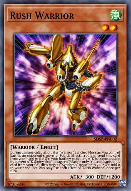 Rush Warrior - (Legendary Duelists Synchro Storm) - (LED8-EN050) - (Common)