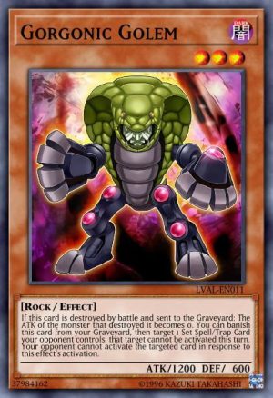 Gorgonic Golem - (Legacy of the Valiant) - (LVAL-EN011) - (Common)