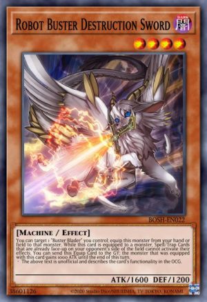 Robot Buster Destruction Sword - (Breakers of Shadow) - (BOSH-EN022) - (Common)