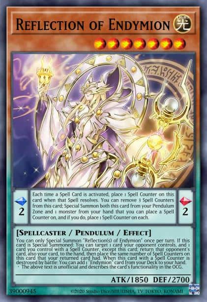 Reflection of Endymion - (Structure Order of the Spellcasters) - (SR08-EN002) - (Super Rare)