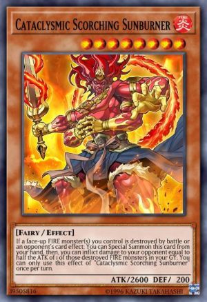 Cataclysmic Scorching Sunburner - (Savage Strike) - (SAST-EN028) - (Common)