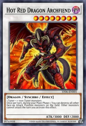 Hot Red Dragon Archfiend - (Maximum Gold El Dorado) - (MGED-EN067) - (Rare)