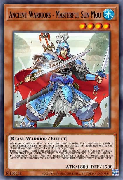 Ancient Warriors - Masterful Sun Mou - (Ignition Assault) - (IGAS-EN008) - (Ultra Rare)