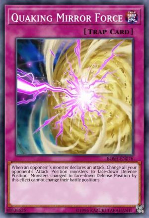 Quaking Mirror Force - (Dinosmasher's Fury Structure) - (SR04-EN036) - (Common)