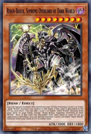 Reign-Beaux, Overking of Dark World - (Structure Dark World) - (SR13-EN001) - (Ultra Rare)