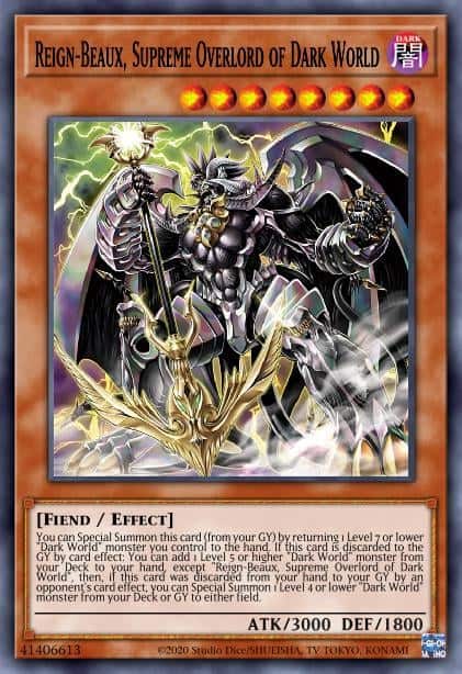 Reign-Beaux, Overking of Dark World - (Structure Dark World) - (SR13-EN001) - (Ultra Rare)