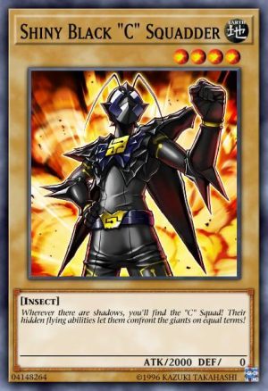 Shiny Black "C" Squadder - (Ignition Assault) - (IGAS-EN092) - (Common)