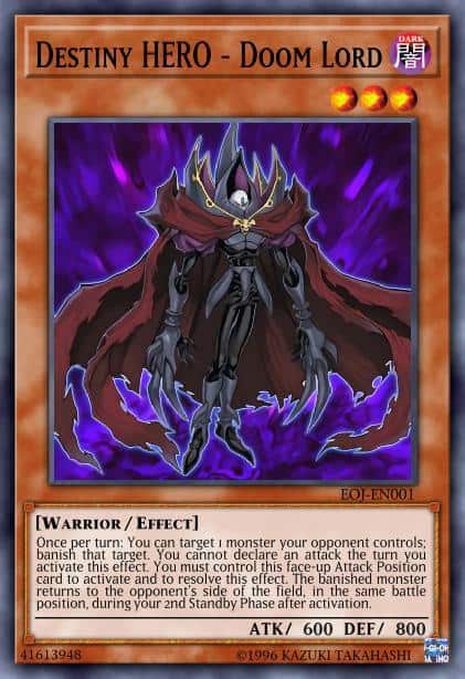 Destiny HERO - Doom Lord - (LC 2 The Duel Academy Years Mega Pack) - (LCGX-EN122) - (Common)