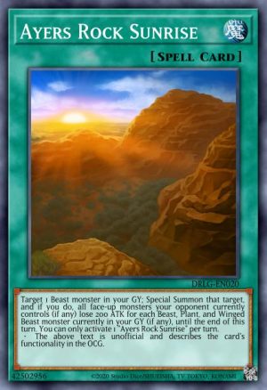 Ayers Rock Sunrise - (Dragons of Legend) - (DRLG-EN020) - (Super Rare)