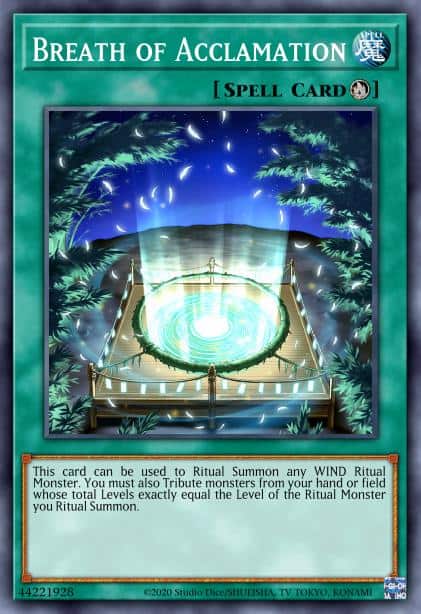 Breath of Acclamation - (OTS Tournament Pack 16) - (OP16-EN026) - (Common)