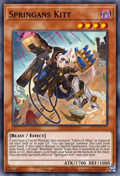 Springans Kitt - (Structure Albaz Strike) - (SDAZ-EN002) - (Ultra Rare)