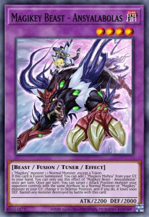 Magikey Beast - Ansyalabolas - (2022 Tin of the Pharaoh's Gods) - (MP22-EN143) - (Common)
