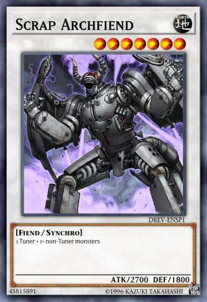 Scrap Archfiend - (Duelist Revolution Sneak Peek Promo) - (DREV-ENSP1) - (Ultra Rare)