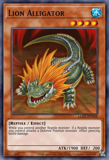 Lion Alligator - (LC 2 The Duel Academy Years) - (LC02-EN008) - (Ultra Rare)
