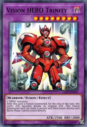 Vision HERO Trinity - (Battles of Legend Hero's Revenge) - (BLHR-EN062) - (Ultra Rare)