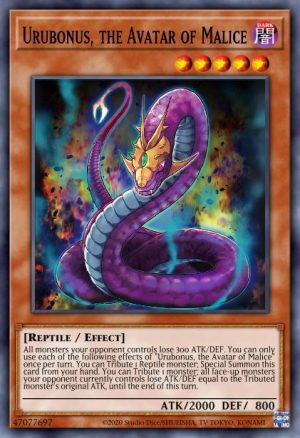 Urubonus, the Avatar of Malice - (Battles of Legend: Monstrous Revenge) - (BLMR-EN020) - (Ultra Rare)